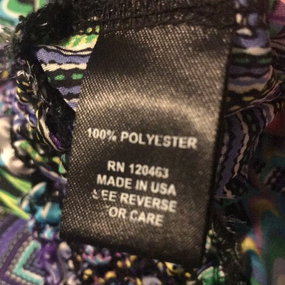 Vibrantly-Colored Angel-Winged Silky Blouse - Picture 5 of 7